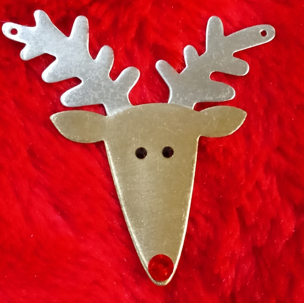 Rudolph Rain Deer Brooch